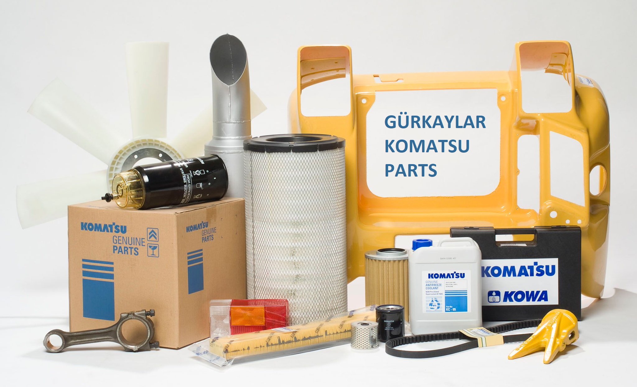 Komatsu Markalı İş Makinaları İçin Tüm Yedek Parçalar Stoklarımızda